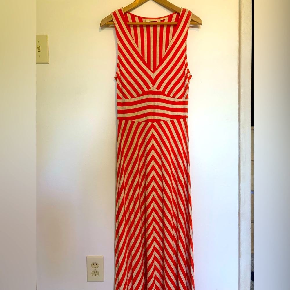 Anthropologie Striped Maxi Dress Size Small
